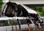 WASHINGTON - JUNE 22:  Rescue workers respond ...